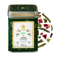Piag Tea Cherry Blossom N°402 zielona herbata z kwiatami wiśni 100 g + puszka