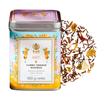 Piag Tea Yummy Orange Rooibos N°907 herbata owocowa 100 g + puszka