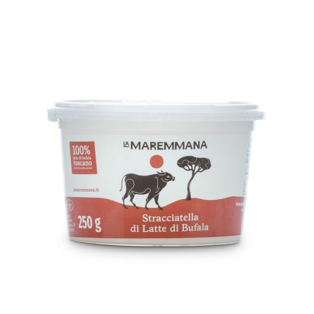 La Maremmana Stracciatella z mleka bawolego 250g