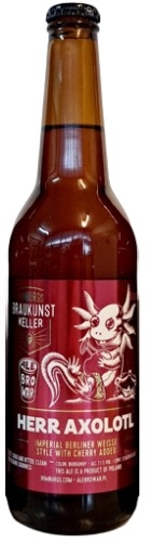 Alebrowar Piwo Axolotl - Imperial Berliner Weisse with Cherry Added 0,5l b/z