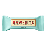 Rawbite Peanut – baton z orzechami ziemnymi BIO 50g