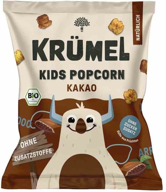Krumel Chrupki popcorn kakao dla dzieci Bio