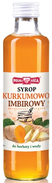 Polska Róża Syrop kurkumowo-imbirowy 250ml