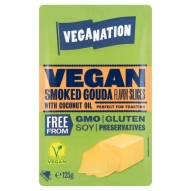 Veganation Wegańskie plastry o smaku wędzonej Goudy 125g