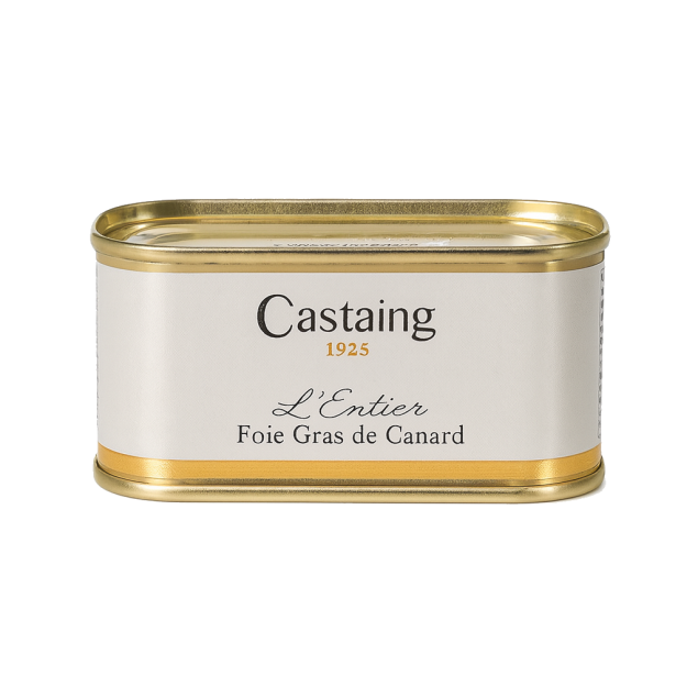 Castaing Whole duck liver tin 130g - kacza wątroba