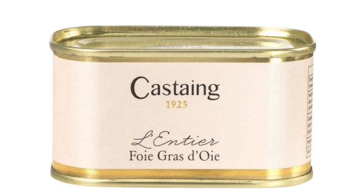 Castaing Whole goose liver tin 130g - cała gęsia wątroba