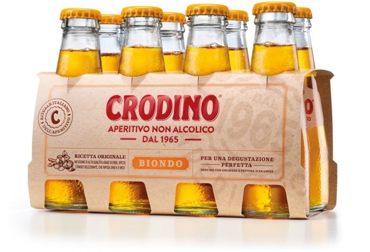 Davide Campari-Milano Crodino Aperitivo włoski napój bezalkoholowy (8 sztuk x 100 ml)