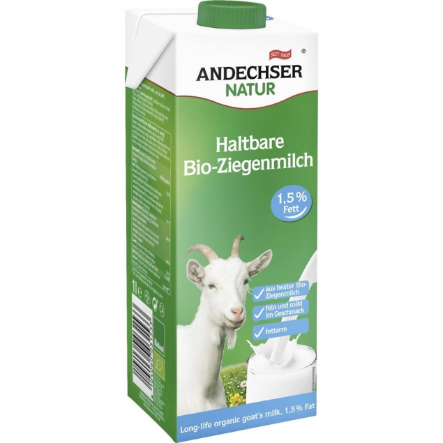 Andechser Natur Bio Mleko Kozie 1,5% 1l