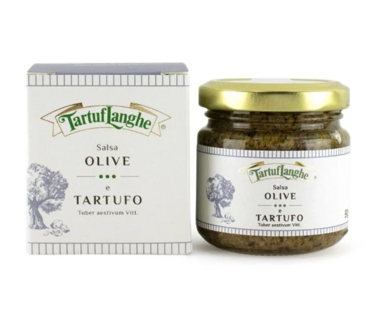 Tartuflanghe Olive And Truffle Sauce - sos z czarnych trufli z oliwą z oliwek 90 g