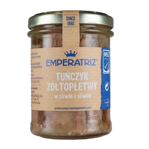 Emperatriz Tuńczyk Żółtopłetwy Filety w Oliwie z Oliwek 200g