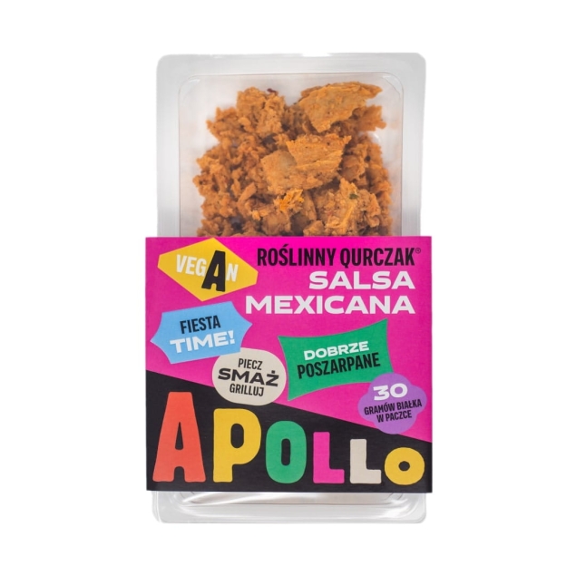 Apollo Roślinny Qurczak Salsa Mexicana 150g