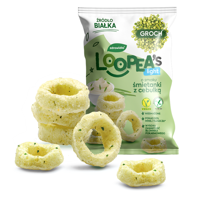 Zdrowidło Loopeas o smaku śmietany z cebulą 50g