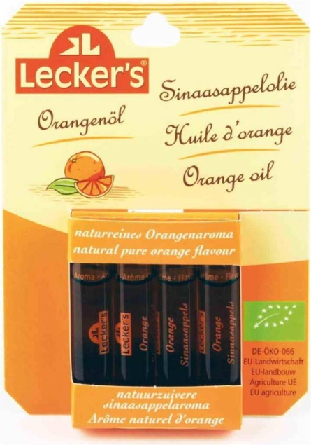 Lecker's Aromat pomarańczowy Bio 4x2ml