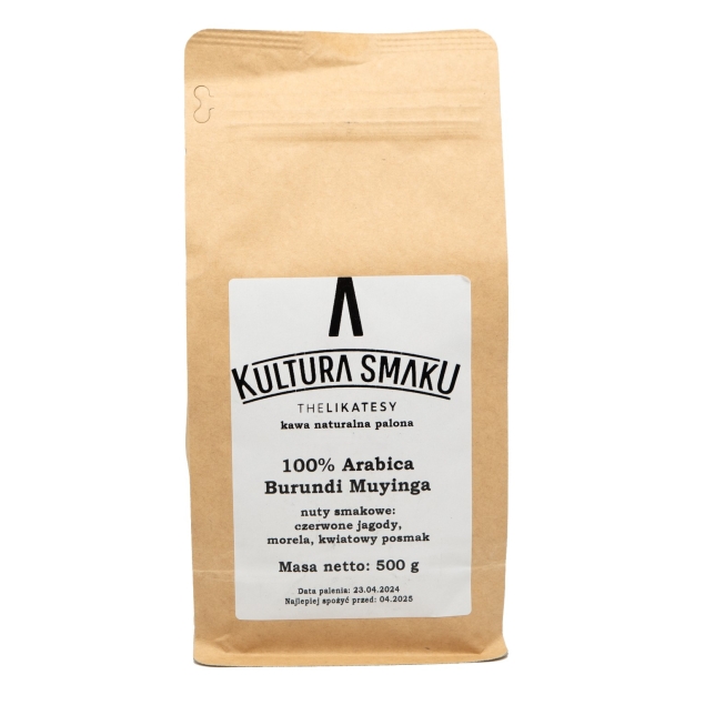 Kultura Smaku Cafe Arabika Burundi Muyinga ziarnista 500g