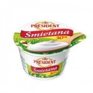 President Śmietana 30% 200g