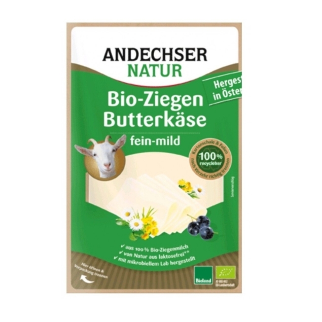 Andechser Natur Ser kozi w plastrach BIO 100g