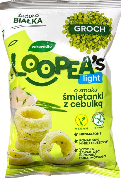 Zdrowidło Loopeas o Smaku Śmietanki z Cebulą 50g