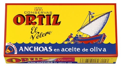 Ortiz Anchovy Fillets in Olive Oil 45,5g - Filety anchois