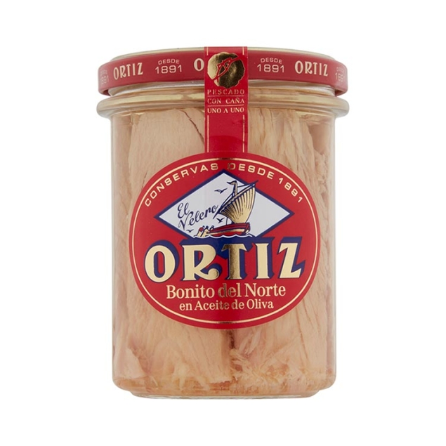 Ortiz Bonito Tuna Olive Oil Glass - Tuńczyk biały 220g