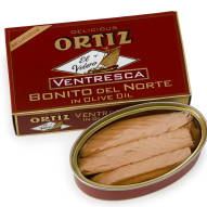 Ortiz Bonito Filelets in Olive Oil - tuńczyk biały w oliwie 110 g