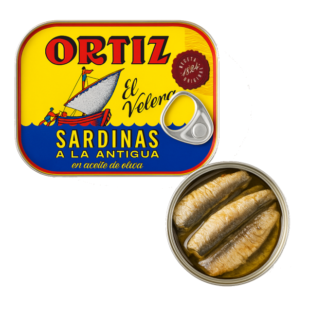 Ortiz Sardines a Oliva Antgua - sardynki w oliwie z oliwek 140 g