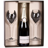 Louis Roederer Collection 244 0,75L + 2 Kieliszki - Wino białe wytrawne