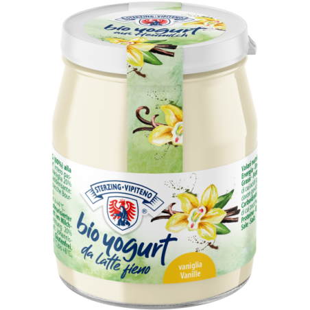 Sterzing-Vipiteno Jogurt Waniliowy z Mleka Siennego Bio 150g