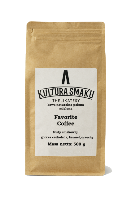 Kultura Smaku Favorite Coffee kawa naturalna mielona 500 g