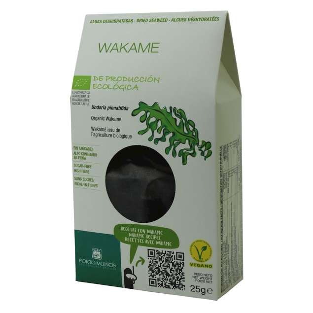 Porto Muinos Algi Morskie Suszone - Wakame Bio 25g