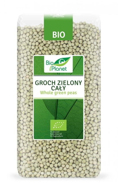 Bio Planet Groch Zielony Cały Bio 500g