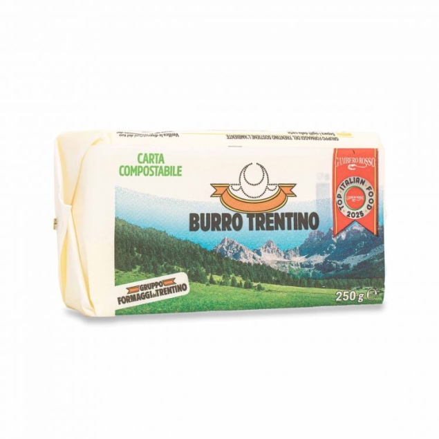 Trentingrana Burro Trentino Butter – włoskie masło 82% tłuszczu, z Alp 250 g