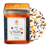 Piag Tea Sweet Cinnamon N°212 czarna herbata cynamonowa 100 g + puszka