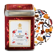 Piag Tea Cranberry Dream N°215 herbata czarna, żurawinowy sen 100 g + puszka