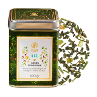 Piag Tea Green Crocodile N°412 herbata zielona 100 g + puszka