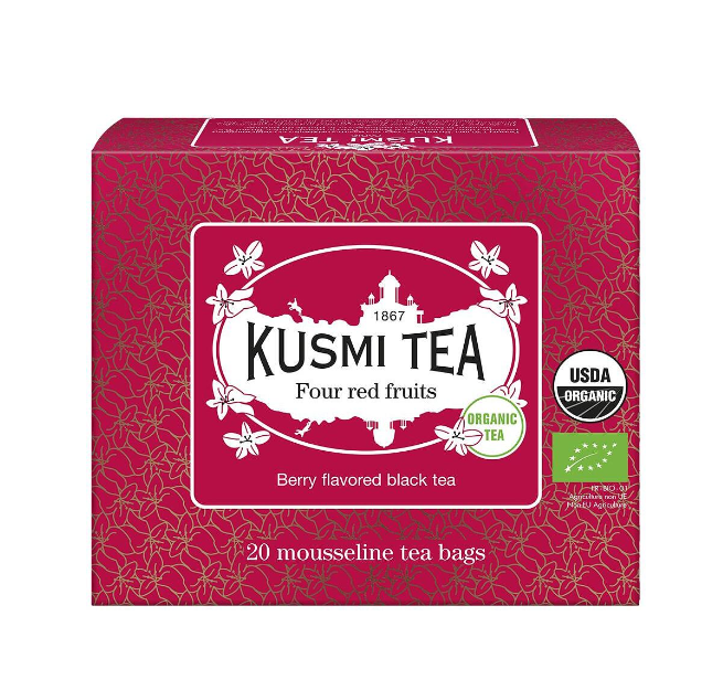 Kusmi Tea Herbata Four Red Fruits Bio 2024 20 szaszetek