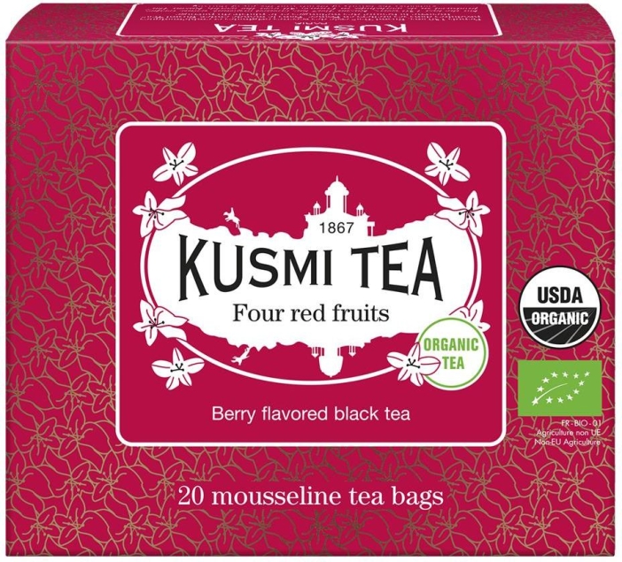 Kusmi Tea Herbata Four Red Fruits Bio 2024 20 szaszetek