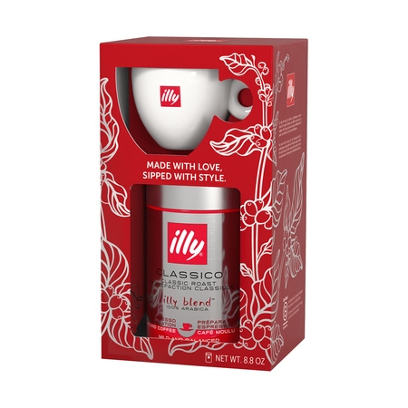 Illy Zestaw Xmas Kawa 250g + Filiżanka