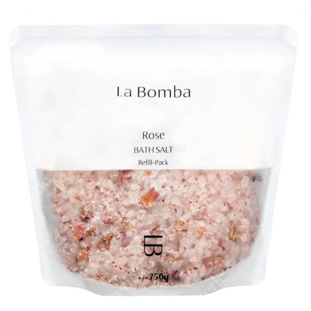 La Bomba Bath Sól do Kąpieli Rose Refill Pack 750g