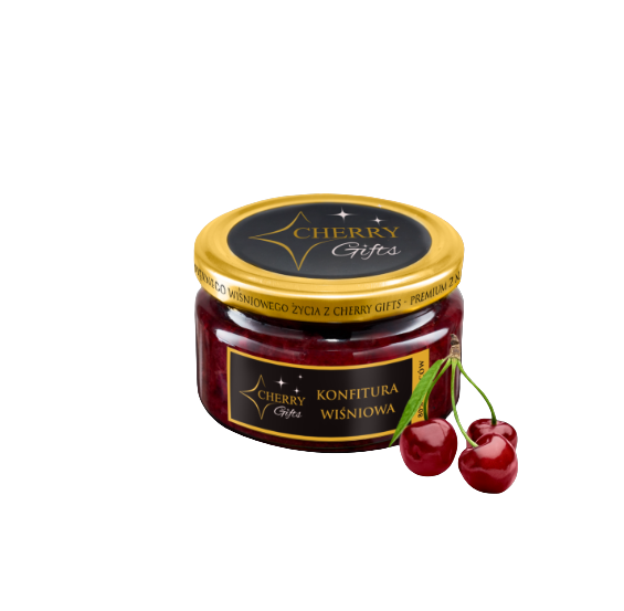 Cherry Gifts Konfitura wiśniowa premium 80% owoców 235 g