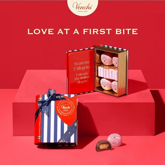 Venchi Mini Book - mała książka z różnymi pralinami 105 g
