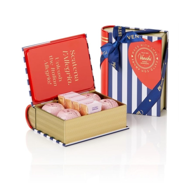 Venchi Mini Book - mała książka z różnymi pralinami 105 g