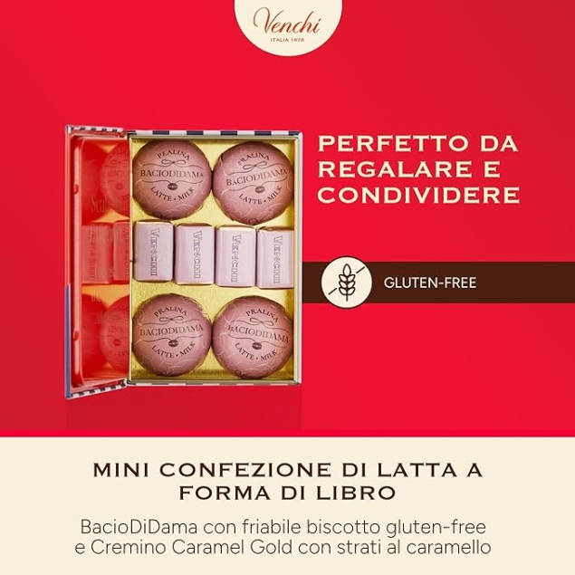 Venchi Mini Book - mała książka z różnymi pralinami 105 g