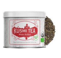 Kusmi Tea Herbata White Bellini BIO herbata biała sypana 90g + puszka