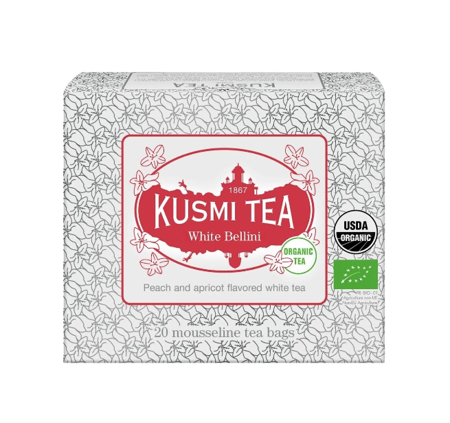 Kusmi Tea Herbata White Bellini Bio 20 saszetek