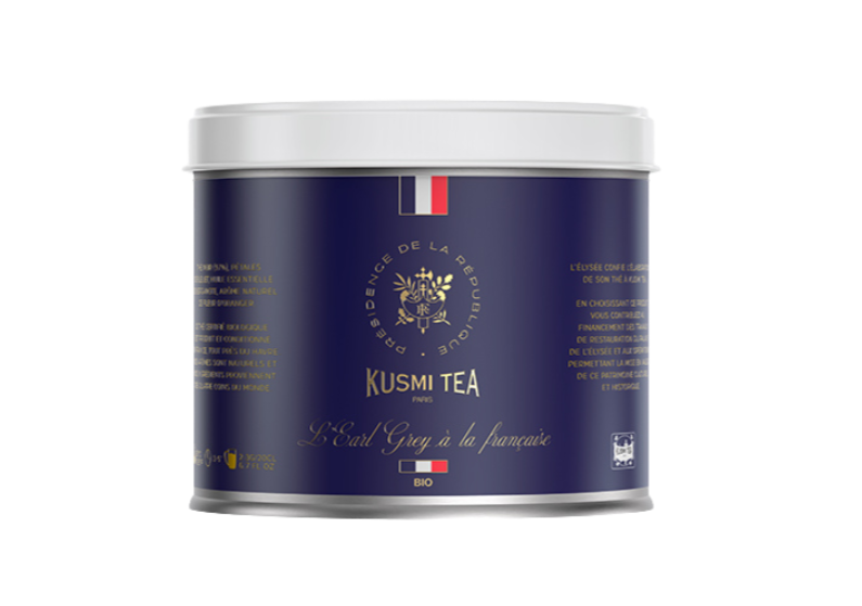 Kusmi Tea L'Earl Grey a la Francaise herbata czarna sypana BIO 100g + puszka