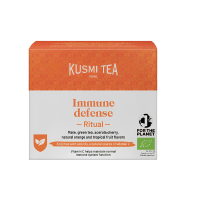 Kusmi Tea Immune Defense Ritual - organiczna mieszanka mate, zielonej herbaty i aceroli (18 saszetek)
