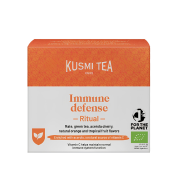 Kusmi Tea Immune Defense Ritual - organiczna mieszanka mate, zielonej herbaty i aceroli (18 saszetek)