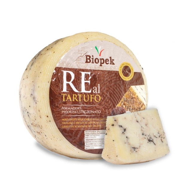 Biopek Re Al Tartufo Formaggio Pecorino Stagionato ser owczy z truflami | od 100 g