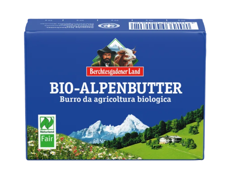 Berchtesgadener Land Alpenbutter BIO masło alpejskie (82% tłuszczu) 250 g