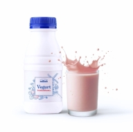 Millek Vegurt Truskawka jogurt truskawkowy do picia wegański 250 ml